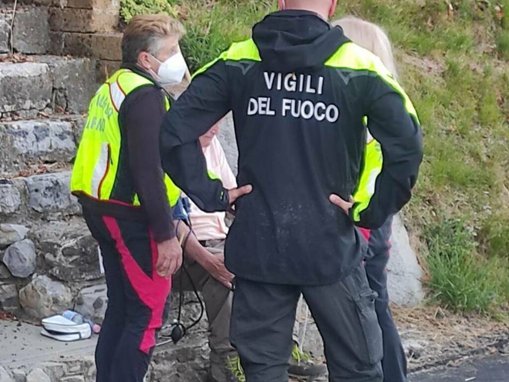 Uomo disperso - ricerche - vigili del fuoco 