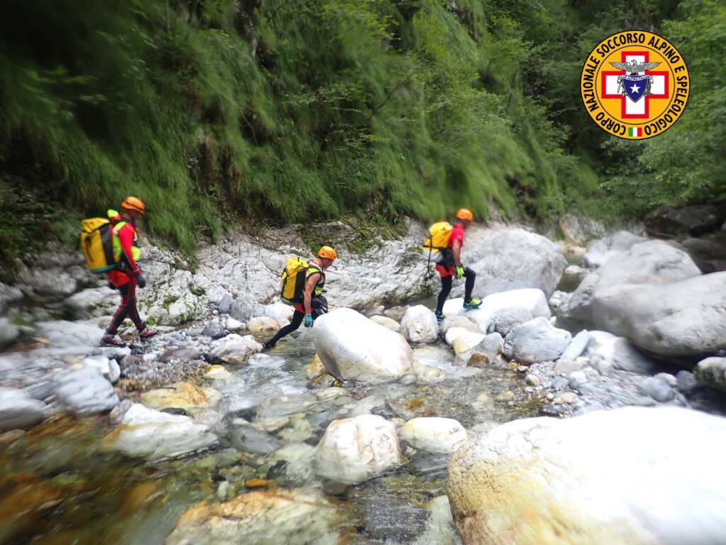 Disperso a Serina, le ricerche del soccorso alpino