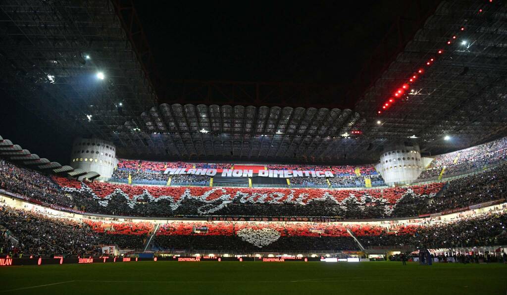 coreografia milan derby