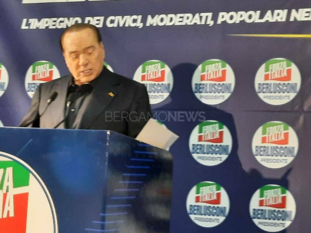 Berlusconi a Treviglio per la convention di Forza Italia