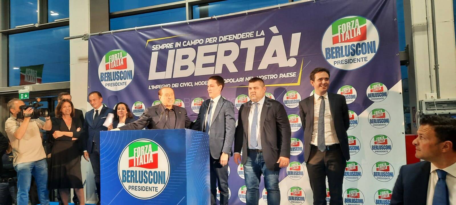 Berlusconi a Treviglio per la convention di Forza Italia