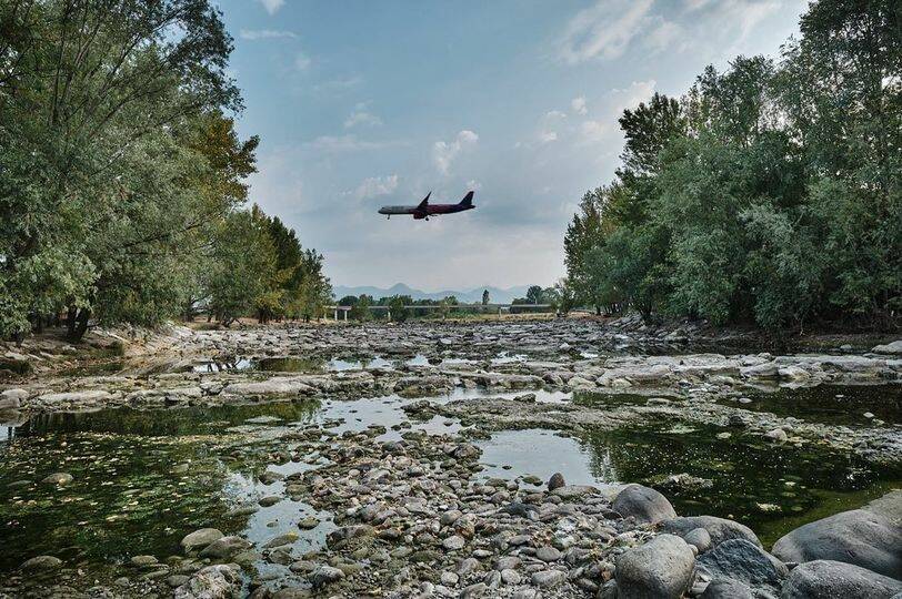 Fiume Serio e la siccità