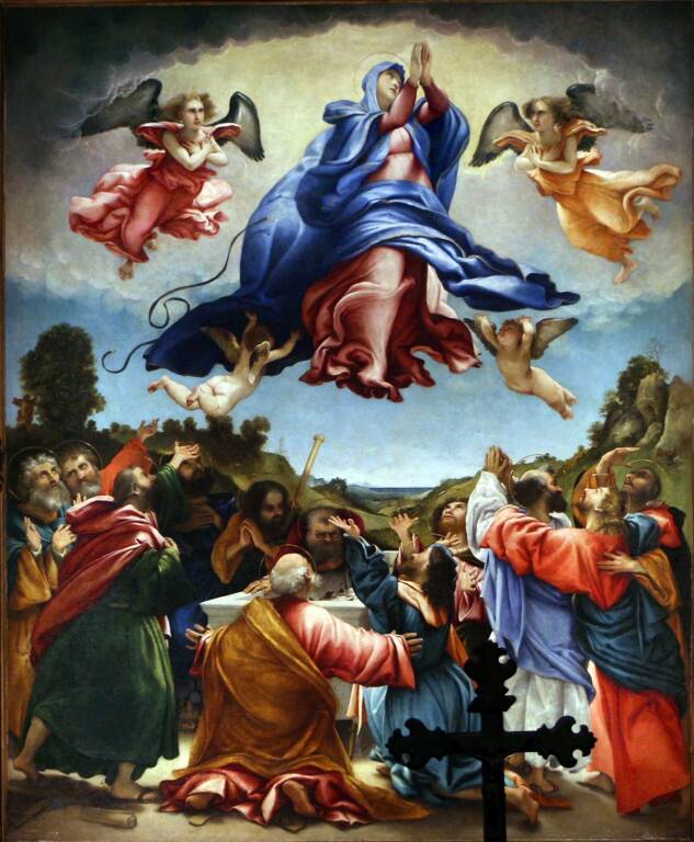 Assunzione di Maria - Lorenzo Lotto