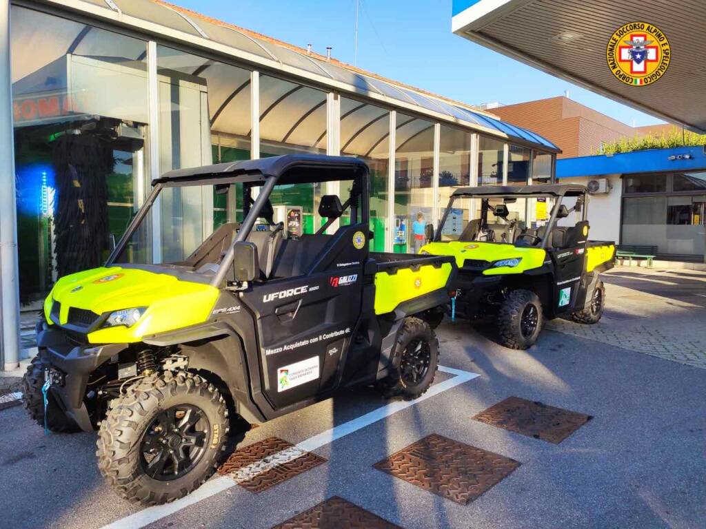 consegna fuoristrada soccorso alpino