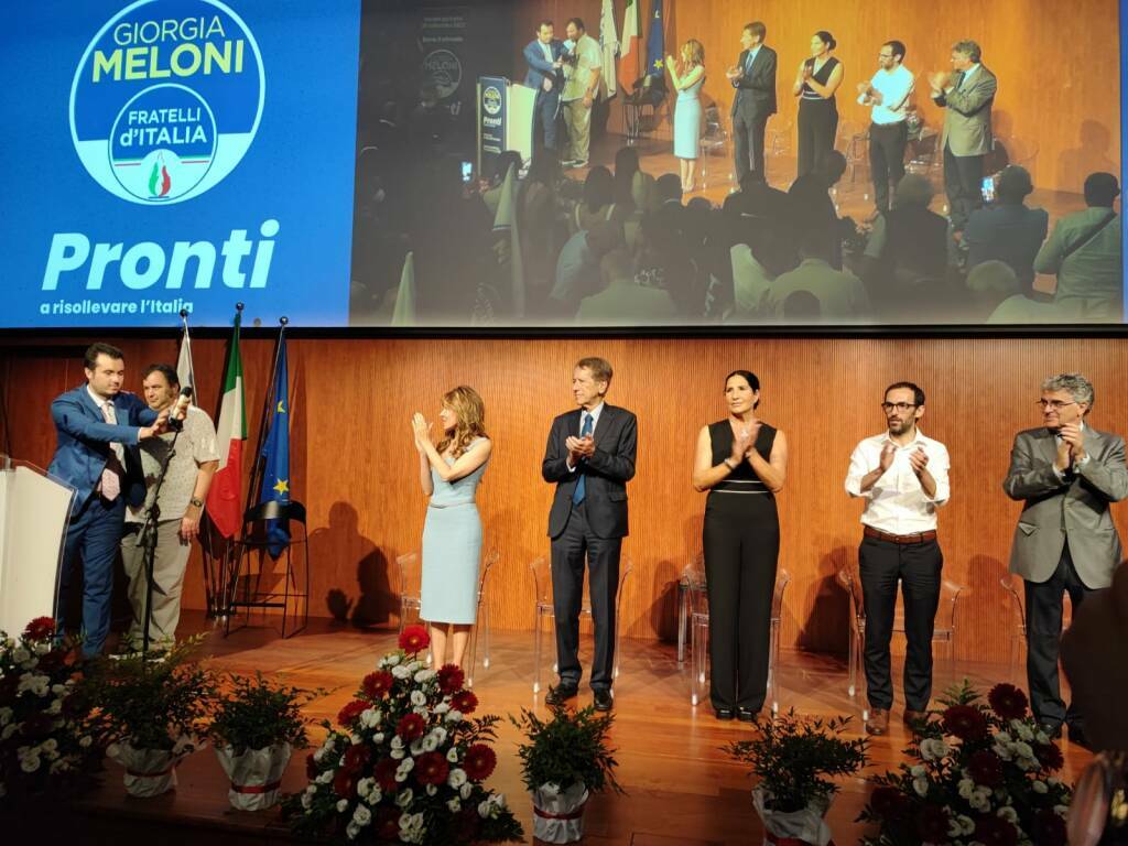 Fratelli d'Italia, i candidati bergamaschi si sono presentati in Fiera