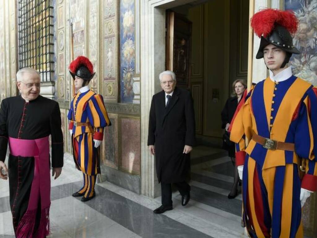 Mattarella in Vaticano 