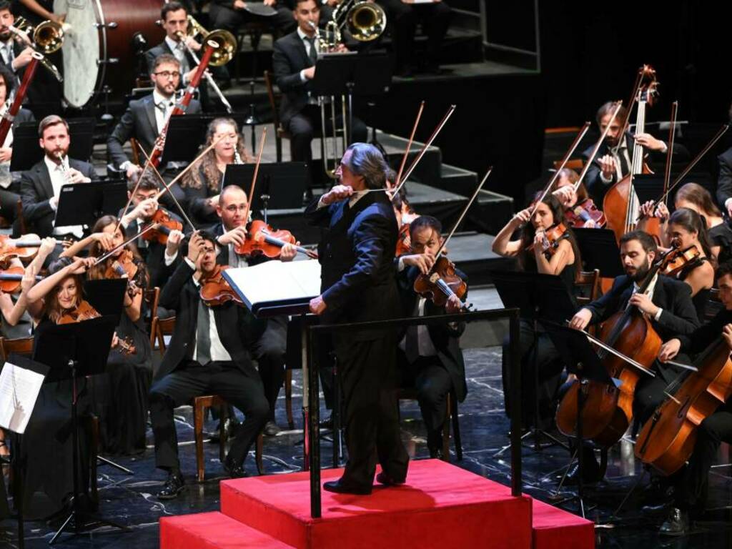 Riccardo Muti e l'orchestra Cherubini al Teatro Donizetti