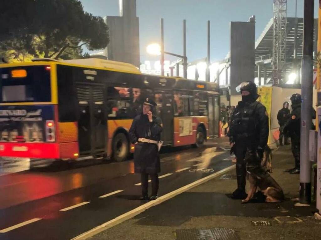 Atalanta-Sporting, i tifosi portoghesi in centro e allo stadio