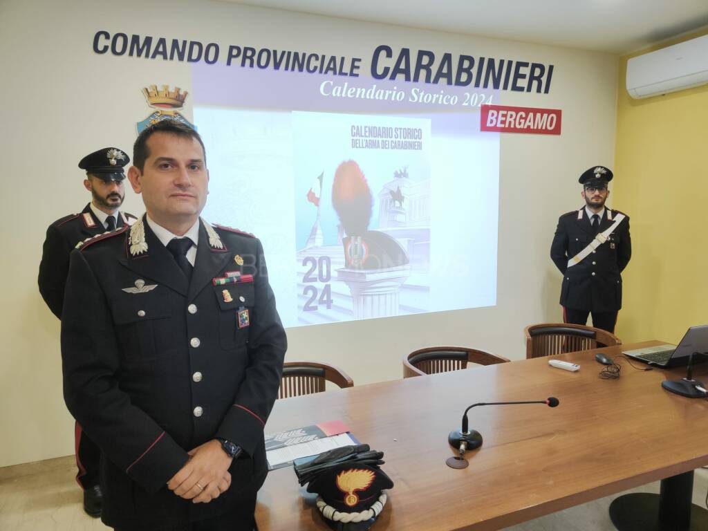 Vicini ai cittadini: il calendario 2024 dei Carabinieri curato da  Pininfarina e Gramellini - BergamoNews