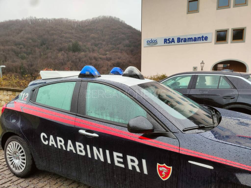 Pontida, carabinieri alla RSA Bramante