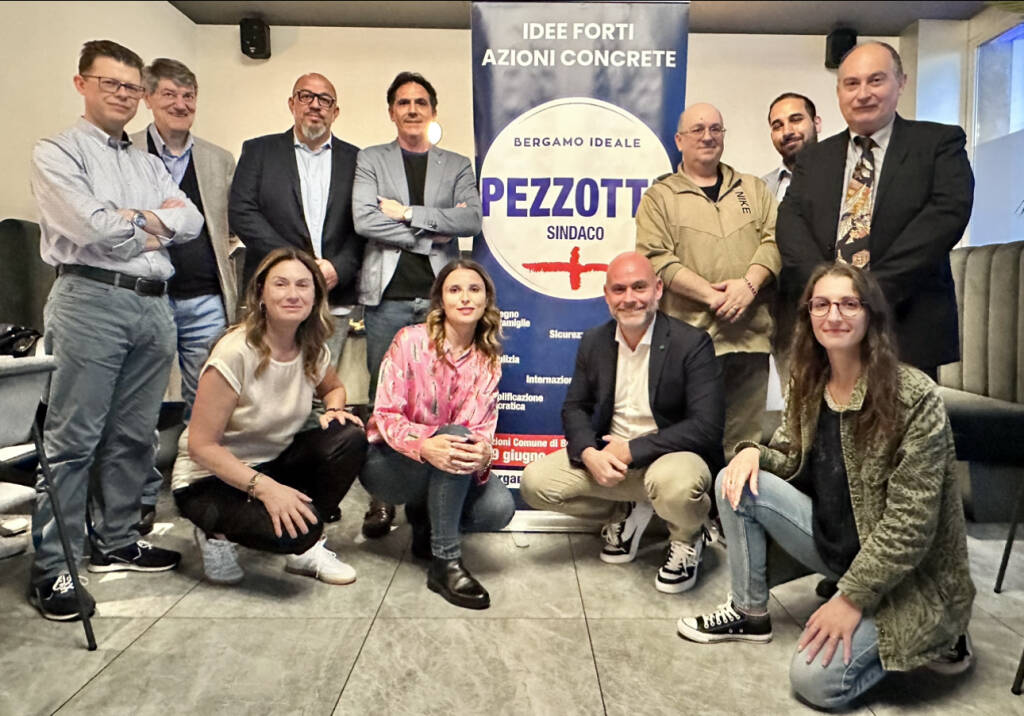 La lista Bergamo Ideale presenta la sua squadra a sostegno di Andrea Pezzotta
