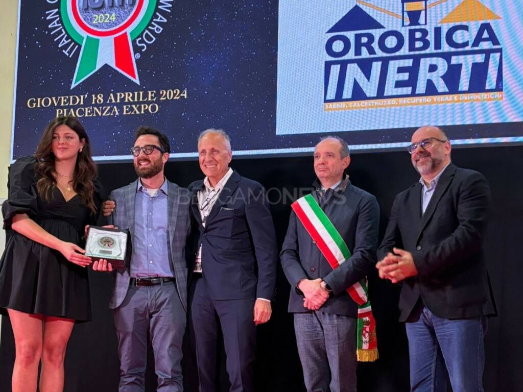 Innovazione e sostenibilità nell’edilizia: Orobica Inerti premiata come miglior produttore di aggregati in Italia