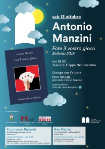 Antonio Manzini, 13 ottobre 2018, Nembro_1